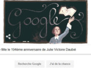 Google fête le 194ème anniversaire de Julie Victoire Daubié [#Doodle]