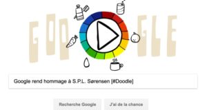 Google rend hommage à S.P.L. Sørensen [#Doodle]