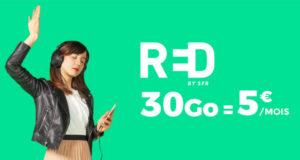 Le forfait RED by SFR 30Go est à 5€/mois sur ShowroomPrive.com