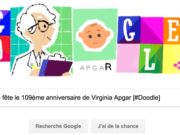 Google fête le 109ème anniversaire de Virginia Apgar [#Doodle]