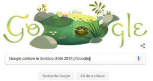 Google célèbre le Solstice d'été 2018 [#Doodle]