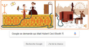 Google se demande qui était Hubert Cecil Booth qui fête son 147ème anniversaire ?