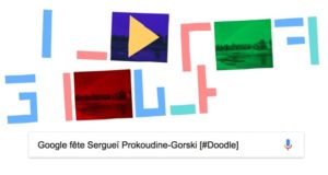 Google fête le 155ème anniversaire de Sergueï Prokoudine-Gorski [#Doodle]