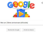 #Google fête son 20ème anniversaire [#Doodle]