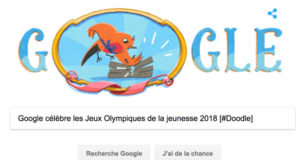 Google célèbre les Jeux Olympiques de la jeunesse 2018 [#Doodle]