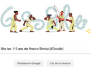 Google fête les 119 ans de Mestre Bimba [#Doodle]