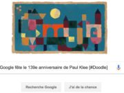 Google fête le 139e anniversaire de la naissance de Paul Klee