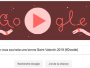 Google vous souhaite une bonne Saint-Valentin 2019 [#Doodle]