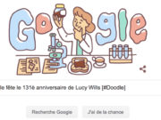 Google fête le 131è anniversaire de Lucy Wills [#Doodle]