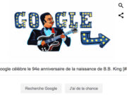 Google célèbre le 94e anniversaire de la naissance de B.B. King [#Doodle]