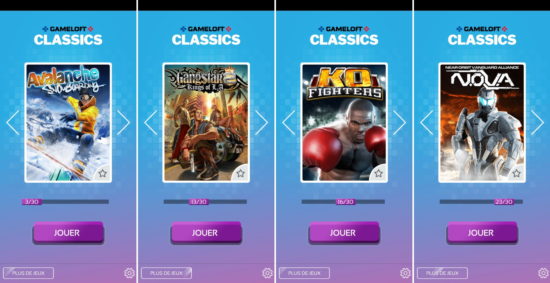 Gameloft offre 30 jeux rétro sur Android