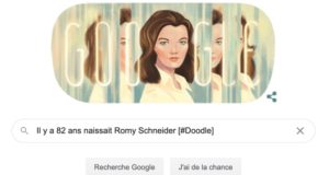 Il y a 82 ans naissait Romy Schneider [#Doodle]