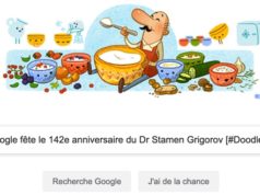 Google fête le 142e anniversaire du Dr Stamen Grigorov [#Doodle]