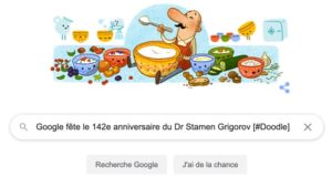 Google fête le 142e anniversaire du Dr Stamen Grigorov [#Doodle]