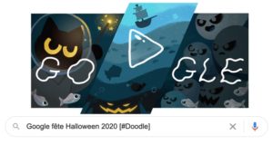 Google fête Halloween 2020 [#Doodle]