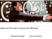 Google rend hommage à Jacques Brel