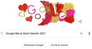 Google fête la Saint Valentin 2021